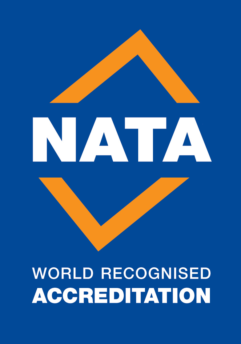 NATA accredited for technical competence